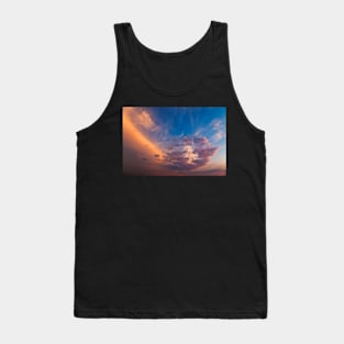 Vibrant Sunset Clouds Tank Top